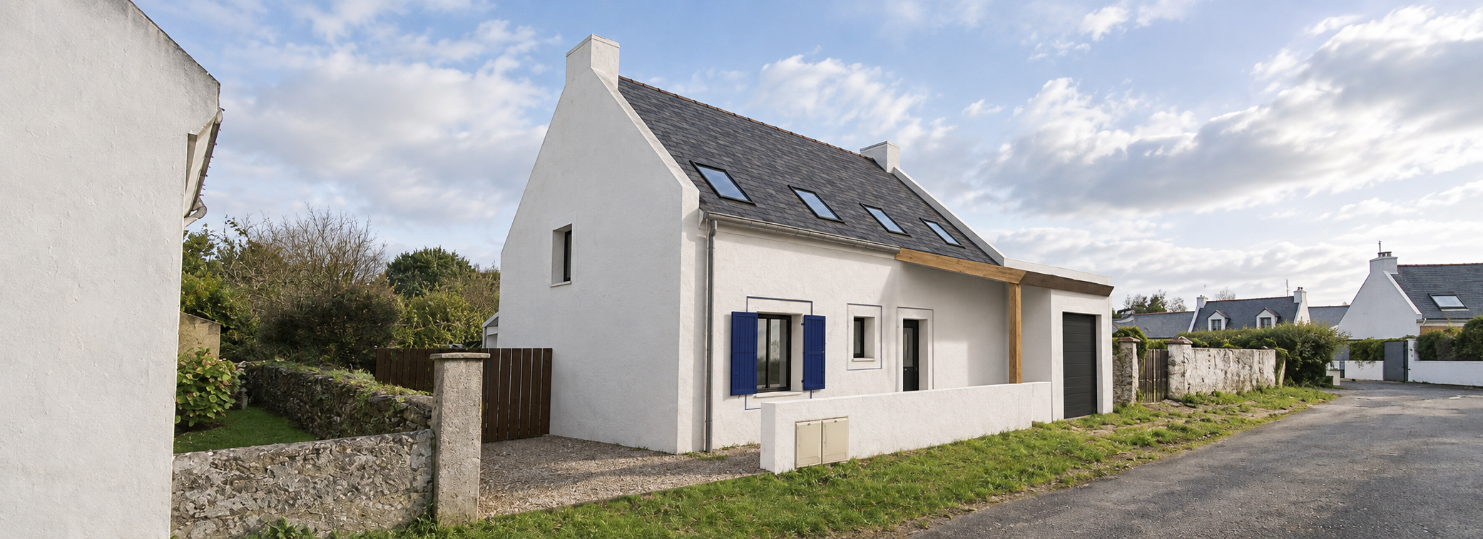Façade depuis la rue