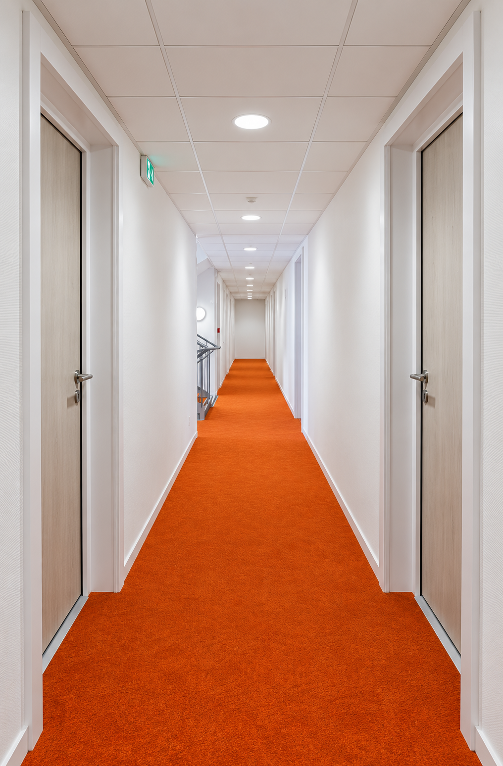 Couloir desservant les logements