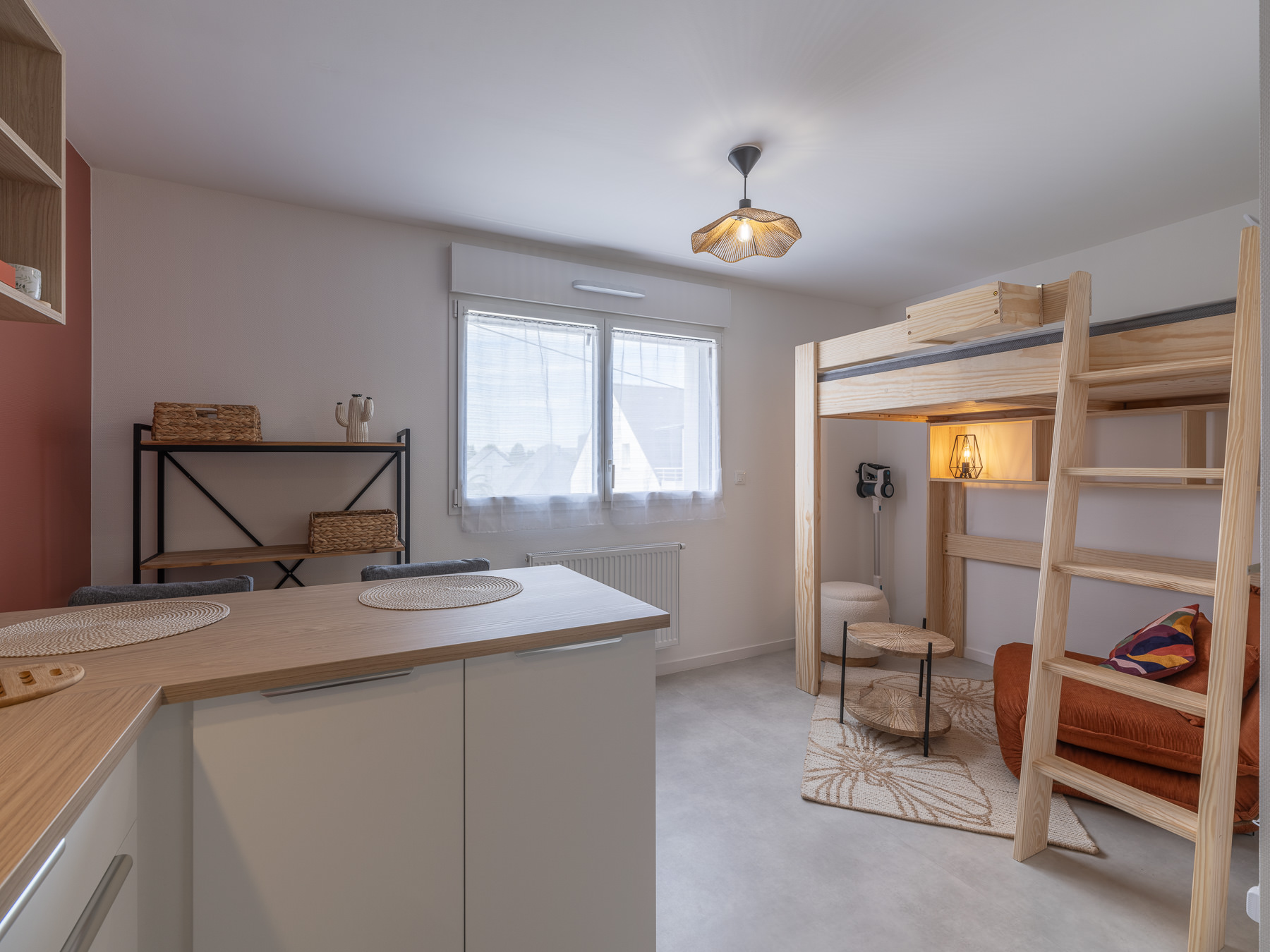 Vue générale d’un logement étudiant