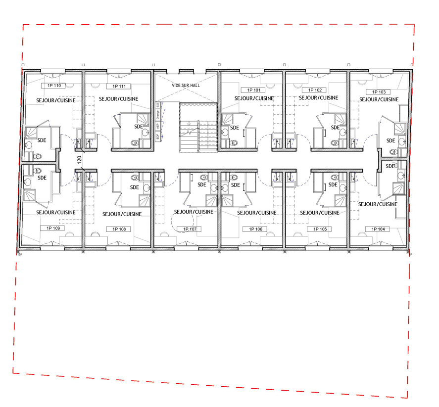 Plan du premier étage